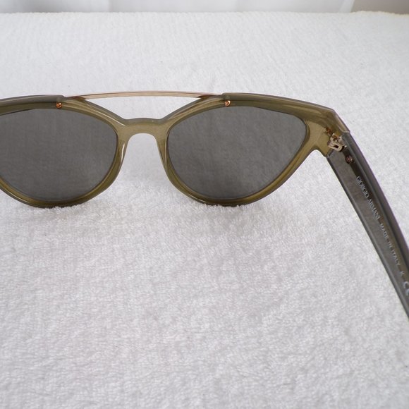 Armani Mirrored Gold Accent Aviators, Cat Eye Pilot Browline Detail 53mm AR8124 main image 16